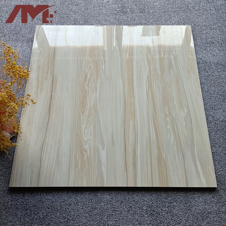 Wood Like 600X600 Polished Glazed Tile Wooden Flooring Tiles Porcelain Tile Floor