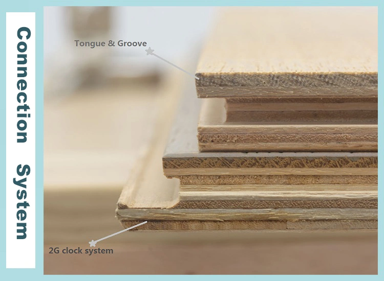High Quality Golden Color Teak Square Parquet Design Engineered Wood Flooring