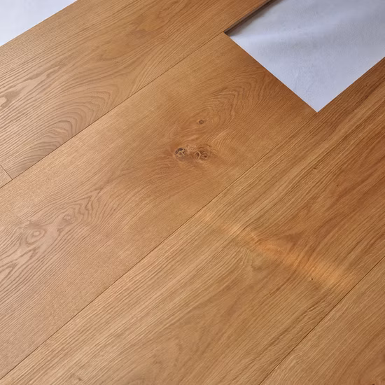 300 mm Breite, großer Eichen-Hartholzboden, technischer Holzboden, natürlicher europäischer Eichenholzboden, technischer Holzboden